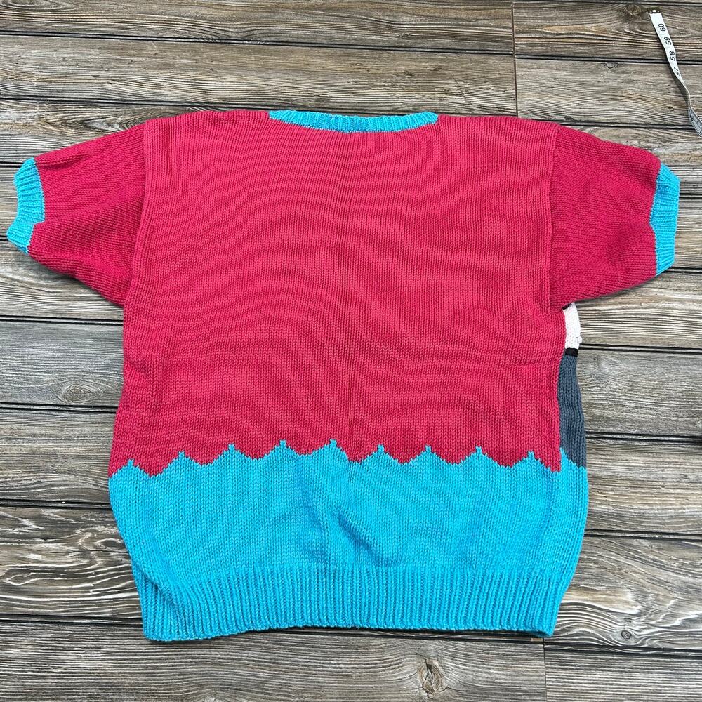 Handmade Vintage Sweater Shirt Size Medium - Picture 3 of 6